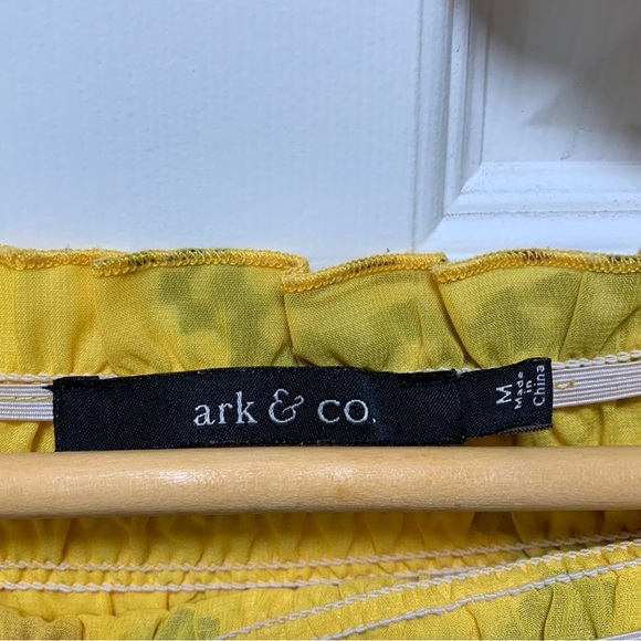 ❤B04-Ark & Co Bohemian Smocked Maxi Dress Sz. M with pockets - Picture 5 of 5